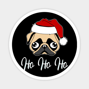 Pug Santa Magnet